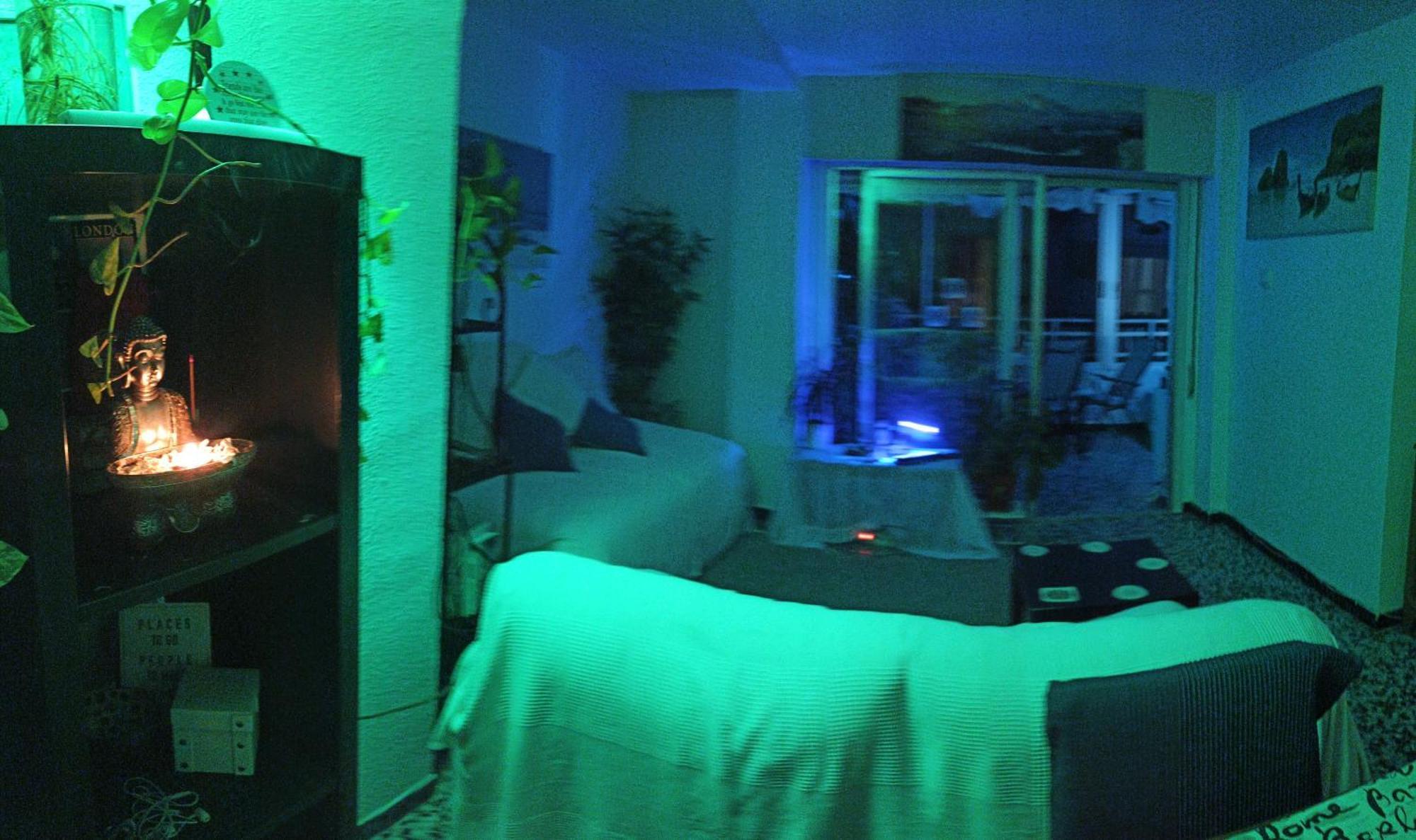 Blue Double Private Room At Front Beach - Habitacion Doble En La Playa Valencia Eksteriør bilde